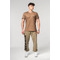 Футболка Nebbia Washed-off Cotton T-shirt MAX OUT Light Brown 357