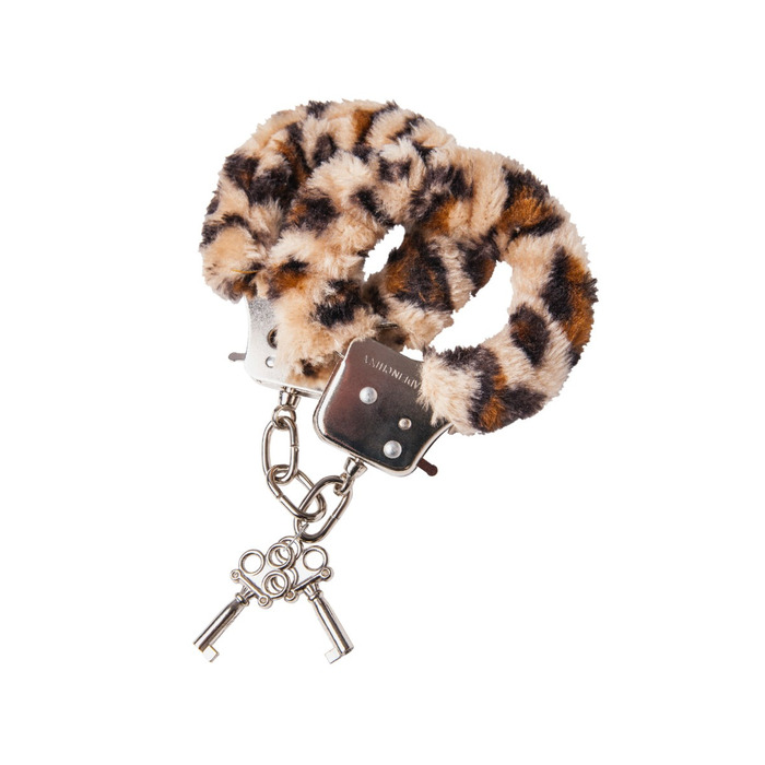 Наручники, Metal Handcuff with Plush, LEOPARD
