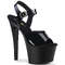 Босоніжки Pleaser Sky-308N *7 дюймів на підборах, 2 3/4 дюйма з ремінцем на щиколотці PF, чорні