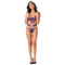 Боди ажурное Daring Intimates с декоративными стрепами, фиолетовый