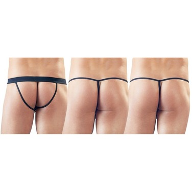 Набор трусов Men Strings pack of 3, black, S-L