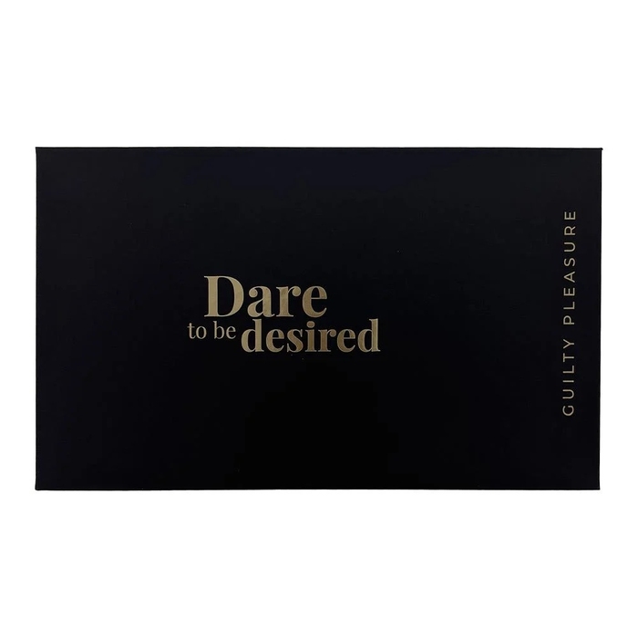 Наручники Guilty Pleasure Allure з перлами, чорно-золоті