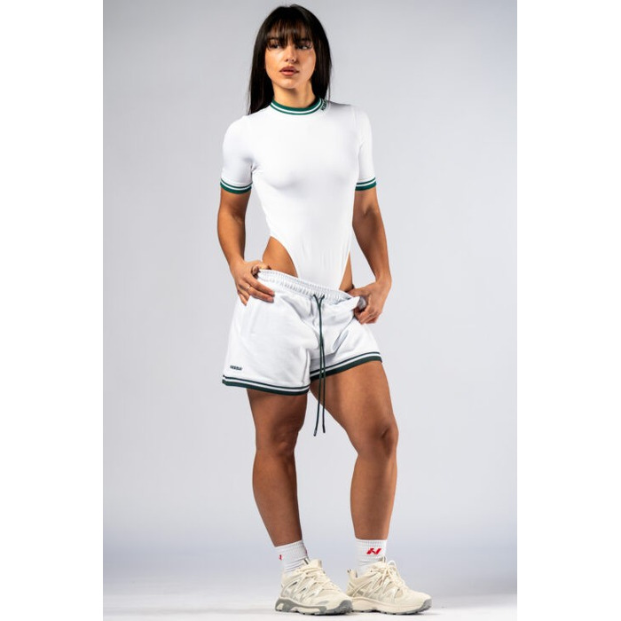 Шорти жіночі Nebbia Lounge Sweatshorts CLUB D’OR White 643