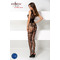 Бодистокинг с имитацией корсета Passion BS052 и открытым доступом, черный, S/L