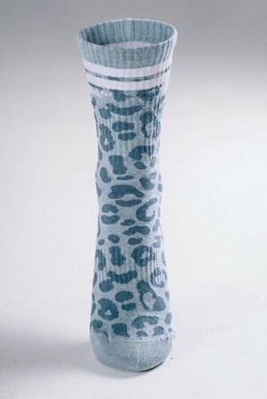 Шкарпетки Nebbia Leopard Crew Socks PRIMAL Blue Leopard 106