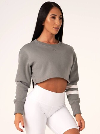 Кофта Ryderwear Resort Cropped Sweater Grey