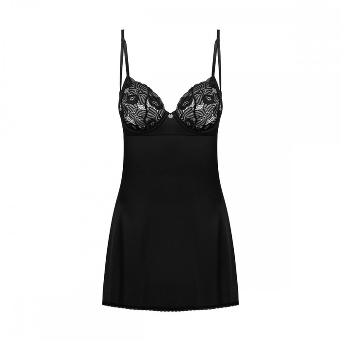 Пеньюар + трусики Obsessive Serena Love Chemise XS/S