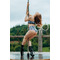 Комплект для pole dance ArtGO Sport Mavka & Trixy: топ на одне плече та шортики з бразильською посадкою з біфлексу