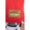 Футболка жіноча LABELLAMAFIA CROPPED ICON 22958 червона мереживна еластична