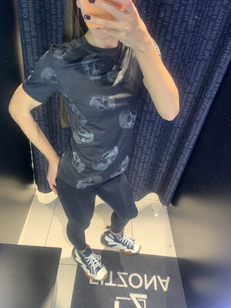 Футболка Fitzona T-shirt Skull Black