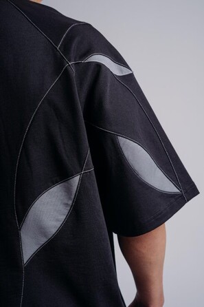 Футболка Nebbia Oversized Pump Cover T-Shirt PRIMAL Black 871