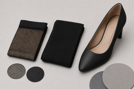 Fishnet stockings or basic tights: what to wear with strip heels, thigh-high boots and evening shoes