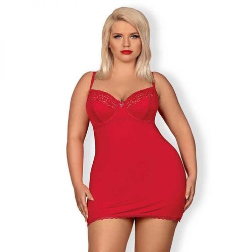 Пеньюар Obsessive XXL JOLIEROSE chemise