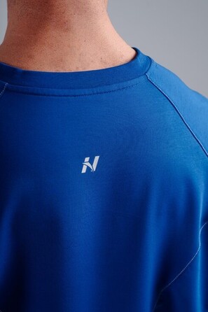 Футболка Nebbia Oversized Pump Cover T-Shirt PRIMAL Blue 871