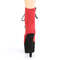 Чоботи Pleaser Adore-1020FSTT *7-дюймовий каблук, 2 3/4-дюймові двоколірні черевики на шнурівці з блискавкою збоку, червоні/чорні