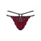 Трусики Obsessive Sugestina Bordeaux-Black S/M