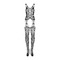 Комбінезон Obsessive Bodystocking G321 S/M/L