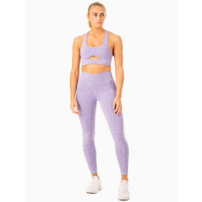 Леггинсы Rotation High Waisted Scrunch Leggings - Iris Leopard