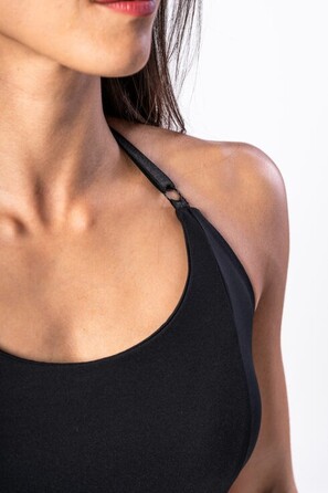 Топ Deni x NEBBIA Sports Crop Tank Black 309