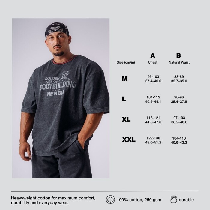 Футболка NEBBIA x Olympia Heavyweight Cotton T-Shirt Bordo 941