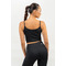 Майка Nebbia High-Support Crop Tank TIMELESS Black 474