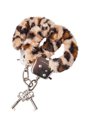 Наручники, Metal Handcuff with Plush, LEOPARD