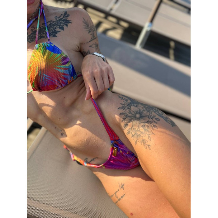 Купальник бікіні SUPERHOT BK123 з яскравим принтом