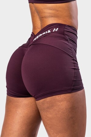Шорти Nebbia V-shaping Belt Shorts STRONG BEAUTY Dark Red 428