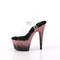 Босоножки Pleaser Adore-708SS *7 дюймов, каблук, 2 3/4 дюйма, ремешок на щиколотке, прозрачный/розовый