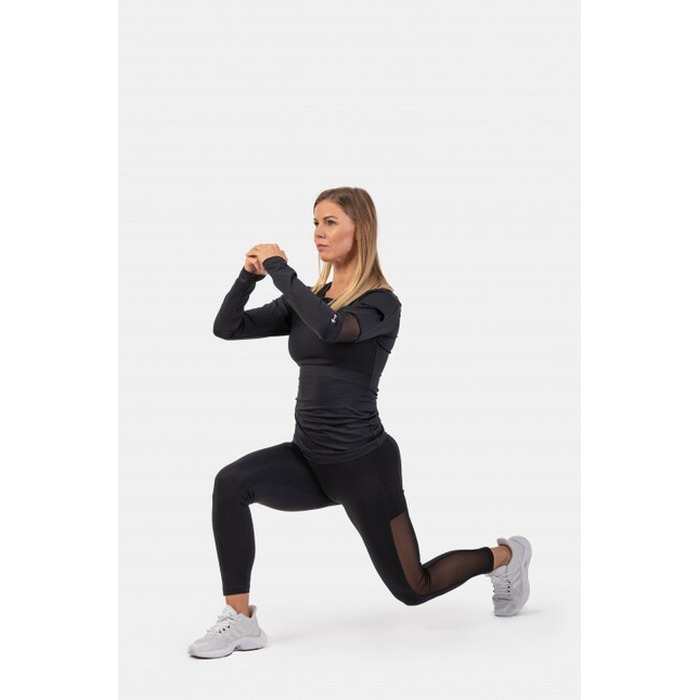 ЛОНГСЛІВ LONG SLEEVE SMART POCKET SPORTY TOP BLACK 418