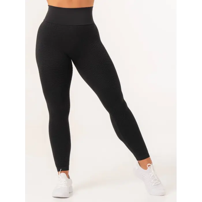 Леггинсы Ryderwear Honeycomb Scrunch Seamless Leggings - Black