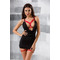 Комплект контурної білизни MAGALI SET WITH OPEN BRA red S/M - Passion