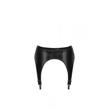 Пояс для панчіх з ефектом зміїної шкіри NOIR Розмір - M