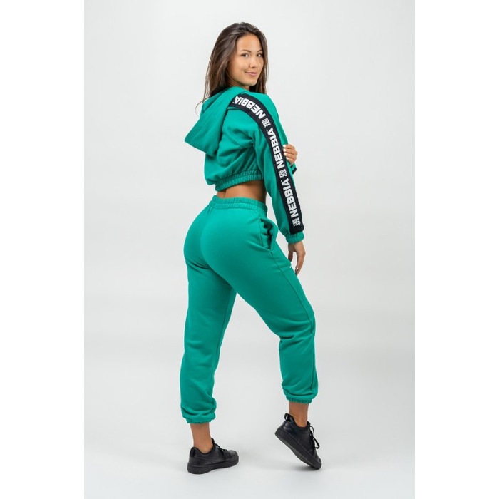 Штани Nebbia Oversized Joggers With Pockets Gym Time Green 281