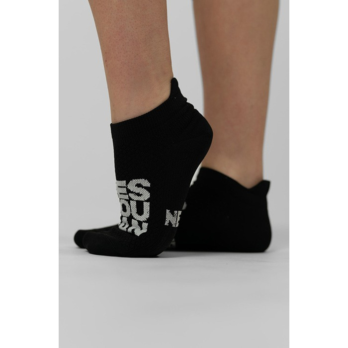 Шкарпетки NEBBIA 'HI-TECH' Ankle Socks YES YOU CAN Black 122