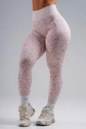 Легінси Nebbia Push-Up Compression Leopard Leggings PRIMAL Pink Leopard 849