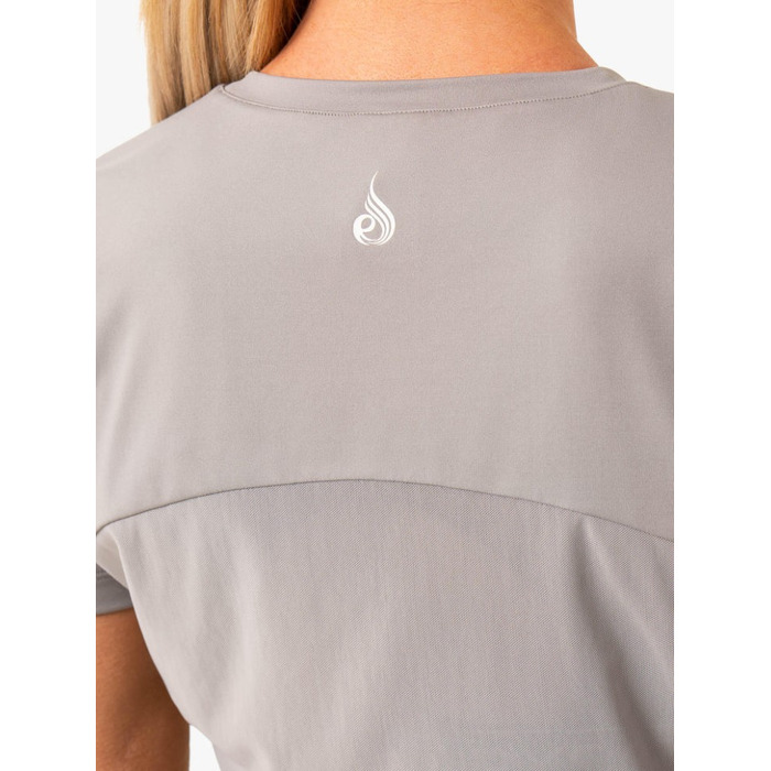 Топ Level Up Cropped T-Shirt - Steel Grey