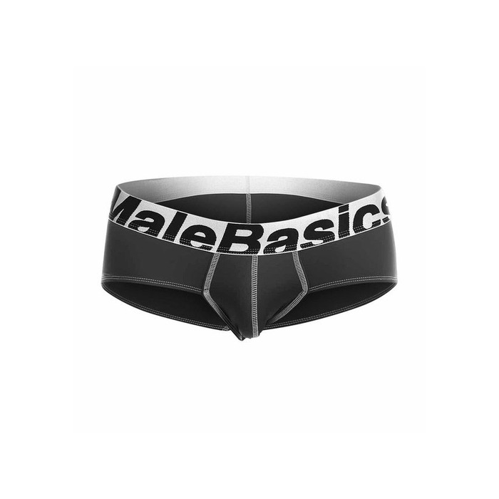 Мужские трусы MaleBasics Microfiber Brief из микрофибры, черные, S