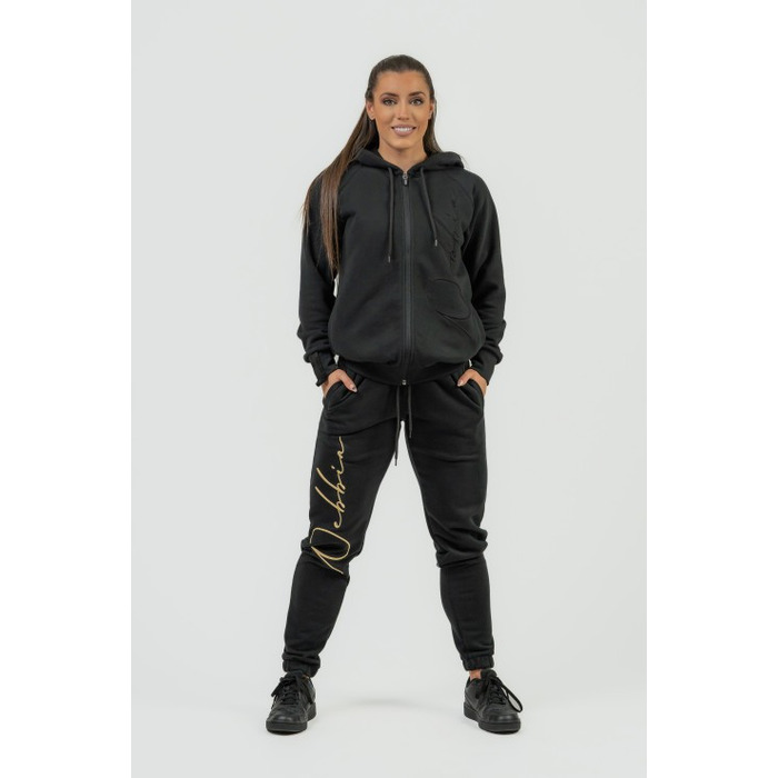 Худі Nebbia Women's Classic Zip-Up Hoodie INTENSE Signature Black 845