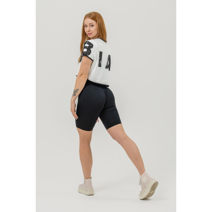 Топ Nebbia Oversized crop top GAME ON White 610