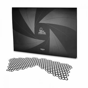 Маска самоклеюча вінілова Bijoux Indiscrets чорна