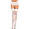 Панчохи в сіточку One Size Violet Fishnet Thigh High Stockings від Leg Avenue, білий