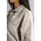 Кофта Nebbia Half-Zip Leopard Sweatshirt PRIMAL Cream Leopard 866