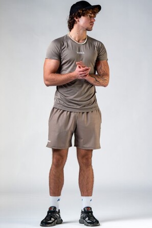 Футболка Seamless Short-Sleeve Top POWER Light Brown ASH 900
