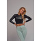 ЛОНГСЛІВ BLACK LONG SLEEVE TOP FITZONA
