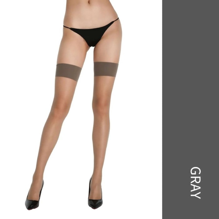 Панчохи для БДСМ ультратонкі UPKO Tearable сірі, One Size