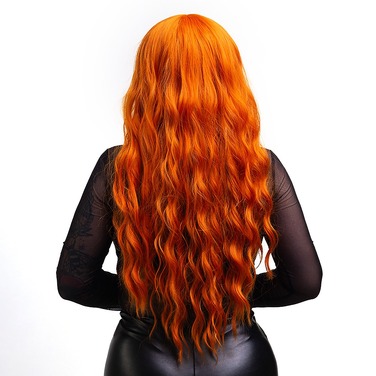 Перука довга кучерява Fetish Hair руда, 65 см