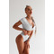 Купальні трусики Fitzona WHITE SWIMSUIT PANTS WITH BLACK  DETAIL