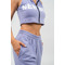 Топ Nebbia Sleeveless Zip-Up Hoodie Muscle Mommy Light Purple 258