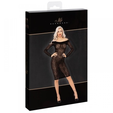 Сексуальна сукня з леопардовим принтом L F284 Noir Handmade